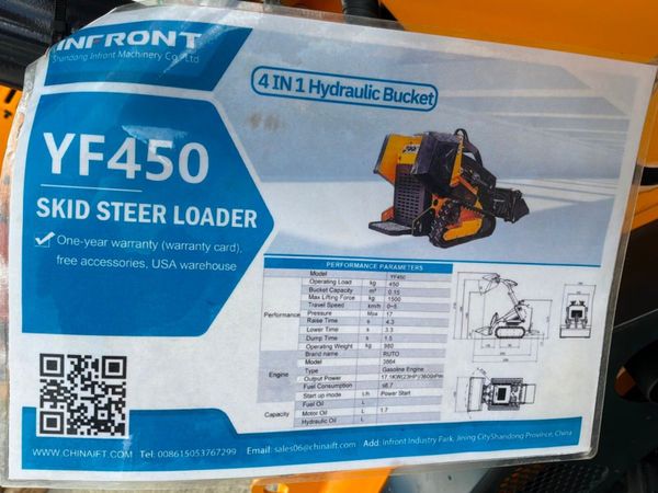 UNUSED 1150kg MINI SKID STEER LOADER.......1066 385476888