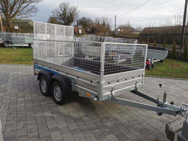 8x5 Trailer with mesh and ramp 385540229