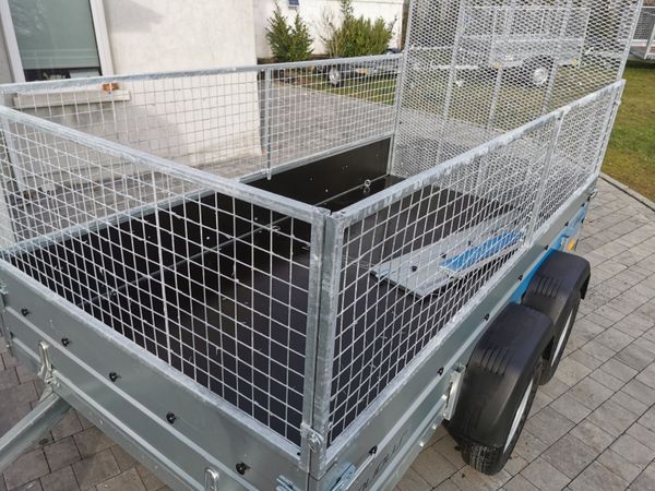 8x5 Trailer with mesh and ramp 385540232