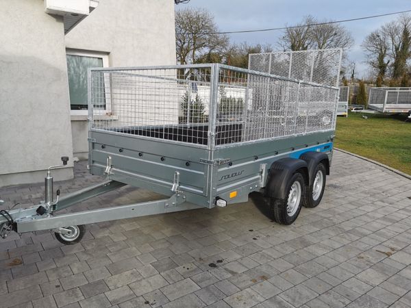 8x5 Trailer with mesh and ramp 385540233