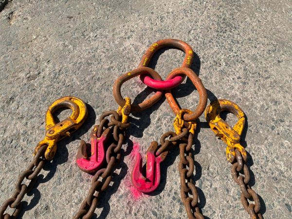 6.0mts x 20mm LIFTING CHAINS..2 GANG..1499. 385673981