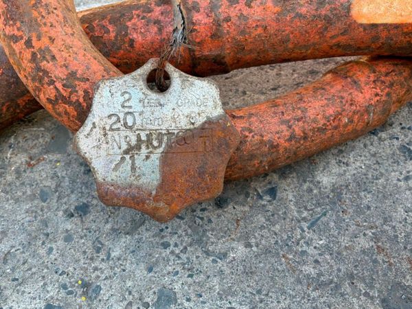 6.0mts x 20mm LIFTING CHAINS..2 GANG..1499. 385673991