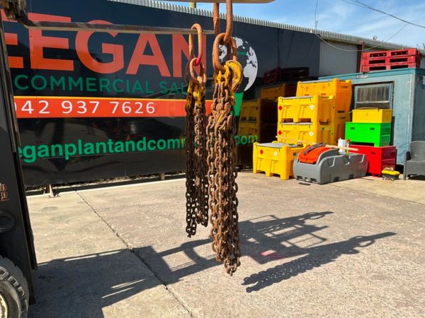 6.0mts x 20mm LIFTING CHAINS..2 GANG..1499. 385674005