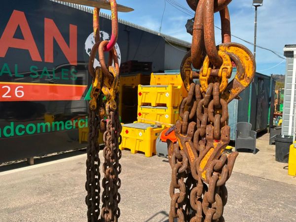 6.0mts x 20mm LIFTING CHAINS..2 GANG..1499. 385674007