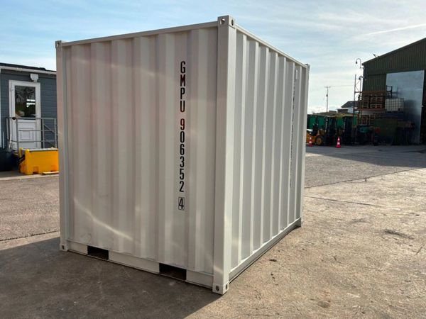 UNUSED 8ft STEEL STORAGE CONTAINER.........917d. 385765694
