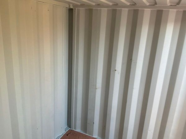 UNUSED 8ft STEEL STORAGE CONTAINER.........917d. 385765699