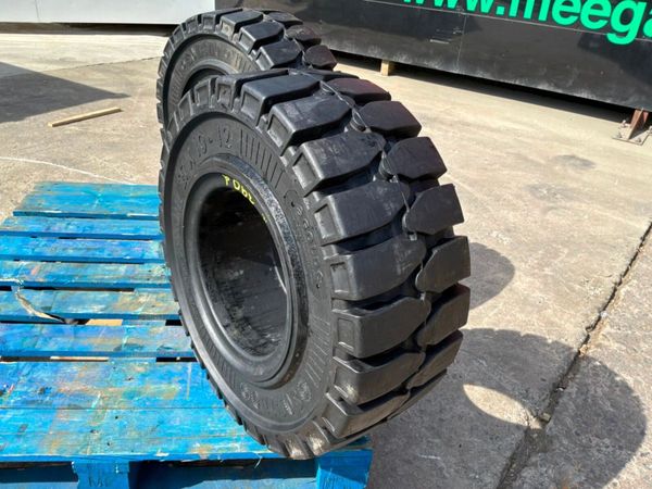 UNUSED 27 x 10-12 SOLID FORKLIFT TYRES......390d. 385765756