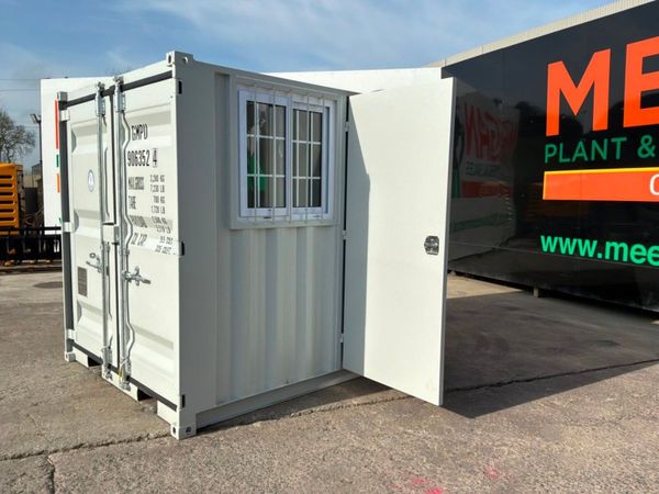 UNUSED 8ft STEEL STORAGE CONTAINER.........917d. 385765701