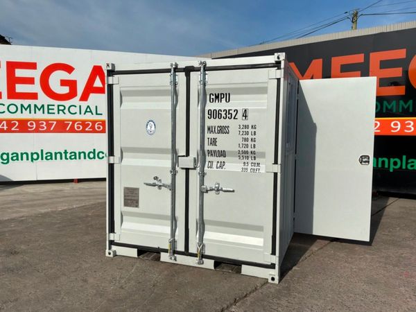 UNUSED 8ft STEEL STORAGE CONTAINER.........917d. 385765702
