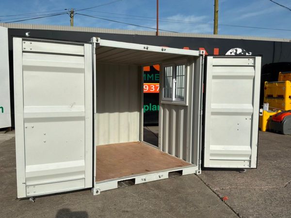 UNUSED 8ft STEEL STORAGE CONTAINER.........917d. 385765704