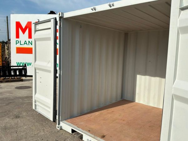 UNUSED 8ft STEEL STORAGE CONTAINER.........917d. 385765705