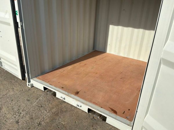 UNUSED 8ft STEEL STORAGE CONTAINER.........917d. 385765706