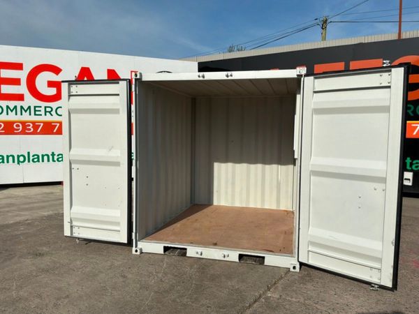 UNUSED 8ft STEEL STORAGE CONTAINER.........917d. 385765709
