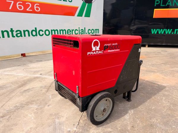 2017 PRAMAC 6 KVA GENERATOR ...863 HRS ...890T 385947173