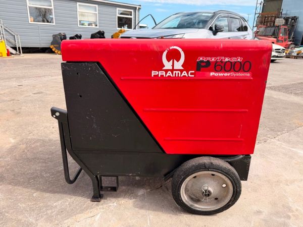 2017 PRAMAC 6 KVA GENERATOR ...863 HRS ...890T 385947177