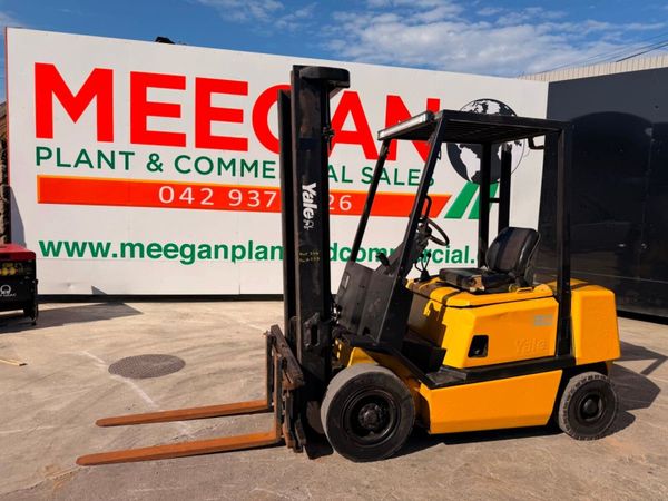 YALE 3 TON DIESEL FORKLIFT SIDE SHIFT. 385938143