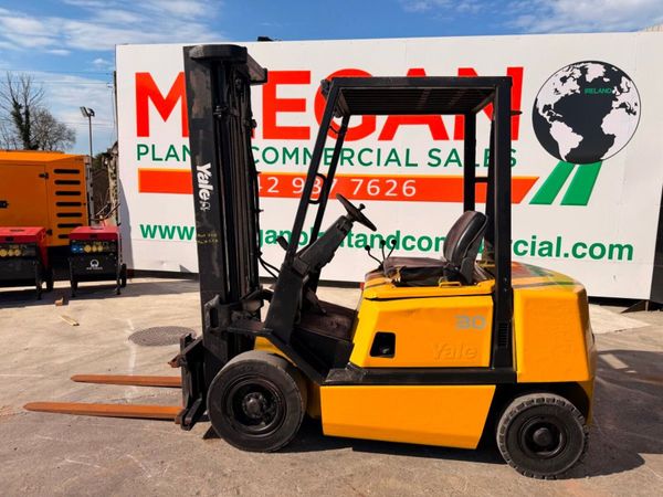 YALE 3 TON DIESEL FORKLIFT SIDE SHIFT. 385938144