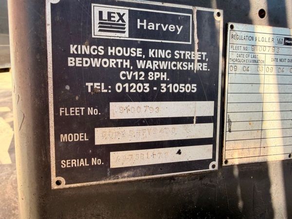 YALE 3 TON DIESEL FORKLIFT SIDE SHIFT. 385938156