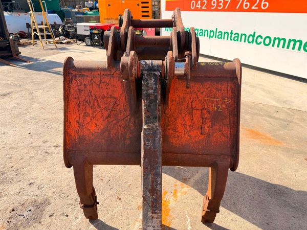 13 TON .... 65mm MANUAL SCRAP TIMBER GRAB 385938183