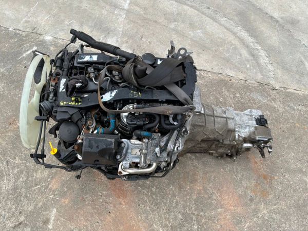 2017 MERCEDES SPRINTER ENGINE / GEARBOX. 386071445