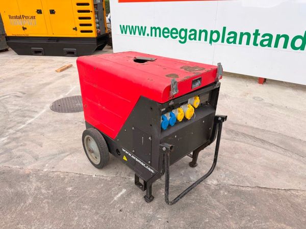 PRAMAC 6 KVA GENERATOR ...0 HRS ...888T 386093490