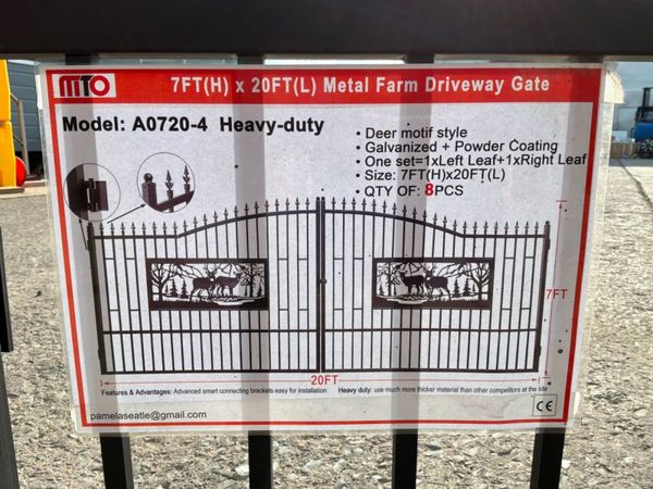20ft DECORATIVE ENTRANCE GATES......2128d. 386162660