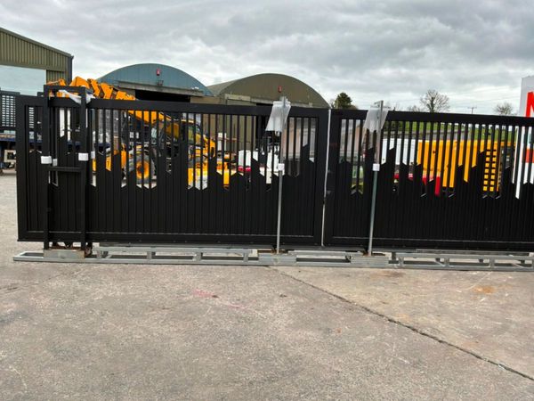 26ft TWIN ENTRY ELECTRIC SLIDING GATE.......2800d. 386106407