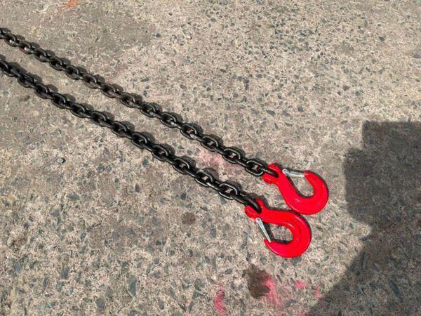 NEW 20 TON X 3 MTS LIFTING CHAINS...4 LEG..1677t 386276752