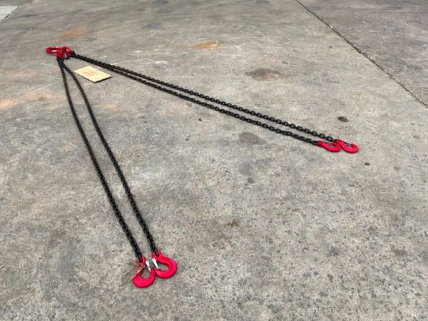NEW 12 TON X 3 MTS LIFTING chains...4 LEG....1680t 386276713