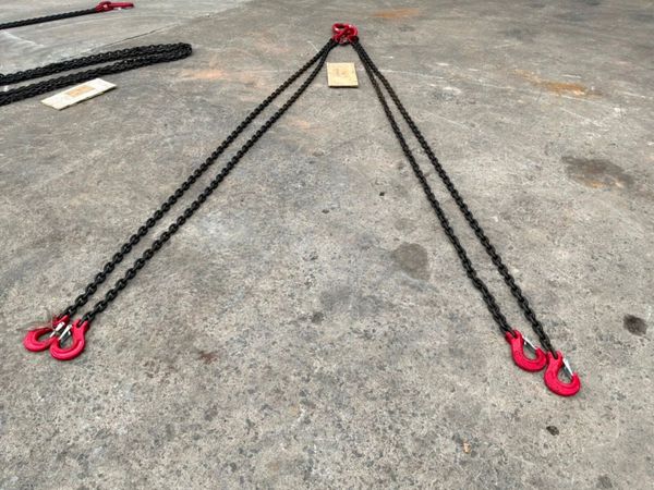 NEW 12 TON X 3 MTS LIFTING chains...4 LEG....1680t 386276714