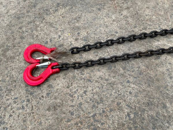 NEW 12 TON X 3 MTS LIFTING chains...4 LEG....1680t 386276715
