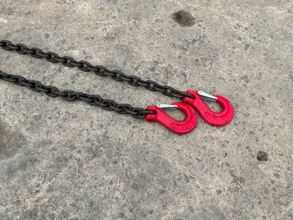 NEW 12 TON X 3 MTS LIFTING chains...4 LEG....1680t 386276717