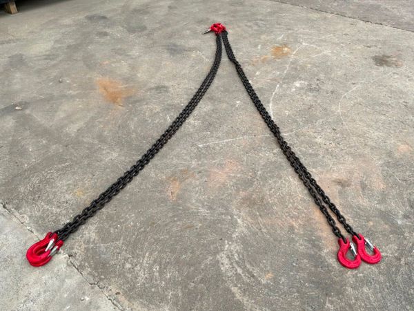 UNUSED 10 TONNE / 3mts LIFTING CHAINS.......1679t. 386276718