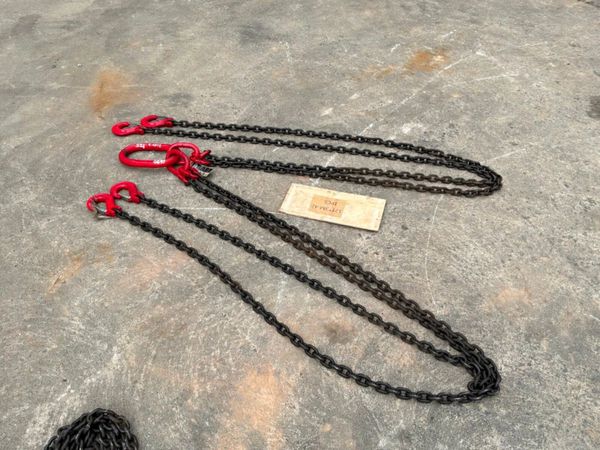NEW 12 TON X 3 MTS LIFTING chains...4 LEG....1680t 386276728