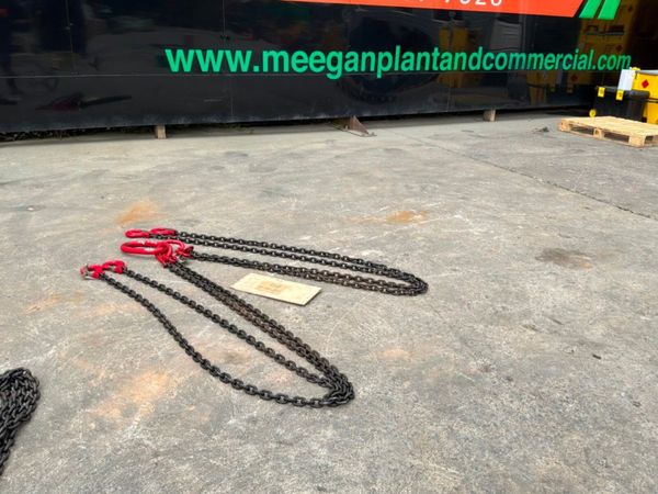 NEW 12 TON X 3 MTS LIFTING chains...4 LEG....1680t 386276730