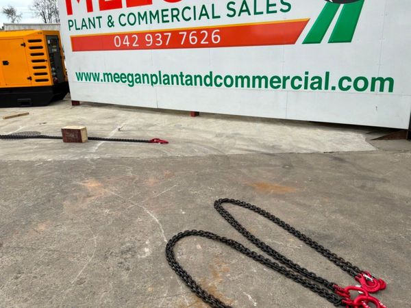 UNUSED 10 TONNE / 3mts LIFTING CHAINS.......1679t. 386276731