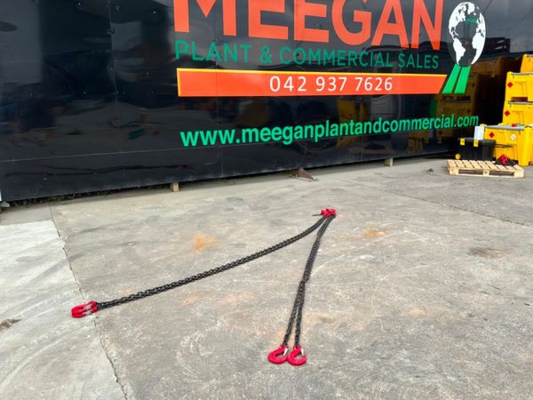 NEW 12 TON X 3 MTS LIFTING chains...4 LEG....1680t 386276738