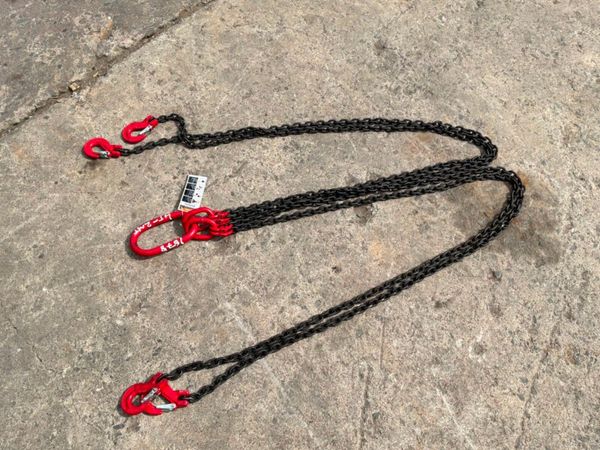 4.0 TON X 2 MTS... 4 LEG  LIFTING CHAINS.......167 386294090