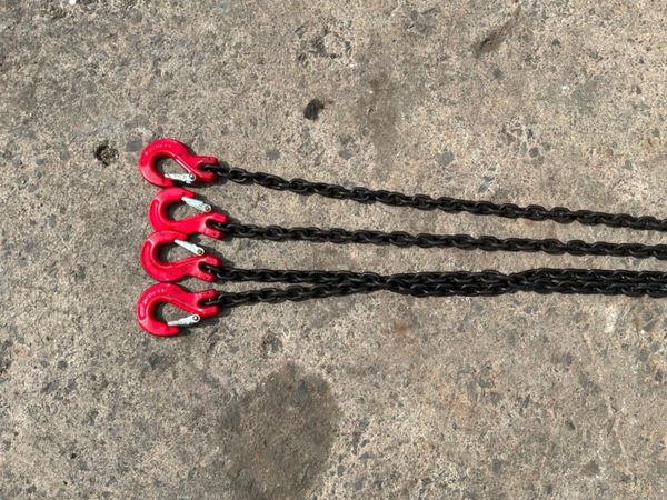 4.0 TON X 2 MTS... 4 LEG  LIFTING CHAINS.......167 386294098