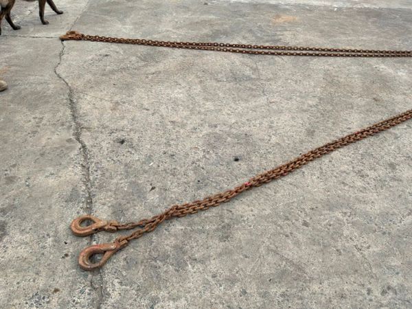 20ft x 10mm LIFTING CHAINS...4 LEG BROTHER...4824. 386215417