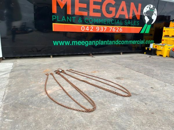20ft x 10mm LIFTING CHAINS...4 LEG BROTHER...4824. 386215420