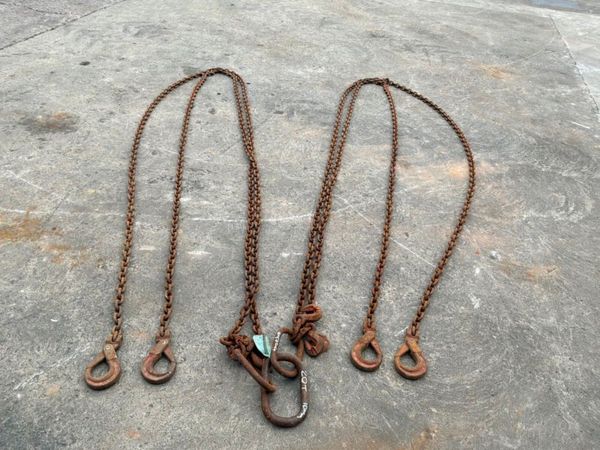 20ft x 10mm LIFTING CHAINS...4 LEG BROTHER...4824. 386215423