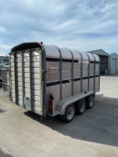 Nugent Tri Axle 12x6 LiveStock Trailer 386357017