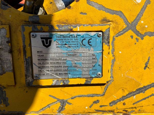 2021 TREVI BENNE Cs05 DEMOLITION SHEARS..1902t. 386301196
