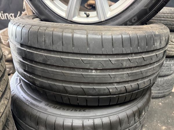 20 INCH VOLVO ALLOYS + TYRES VERY GOOD TYRES 386532836