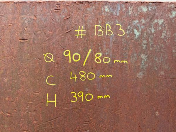 90mm / 80mm GEITH  grading bucket 7 ft ....BB3 386841508