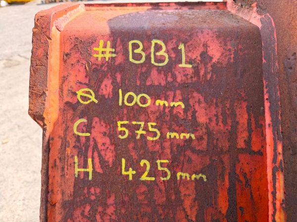 100mm ... 40 /  50 ton gummy  bucket 48 inch ....B 386841521