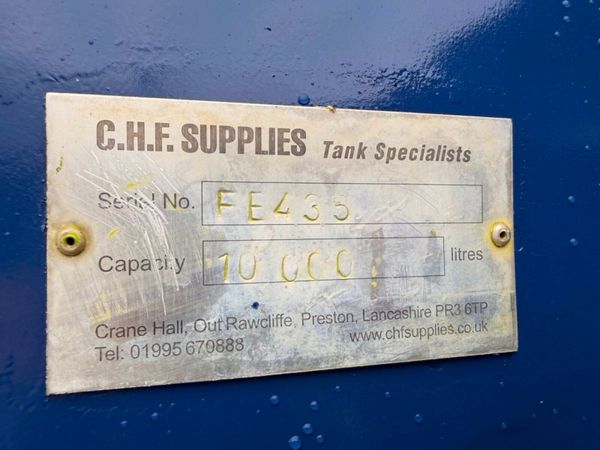 ** 10,000 Litre Bunded Fuel Bowser - Fully Refurbi 387038504