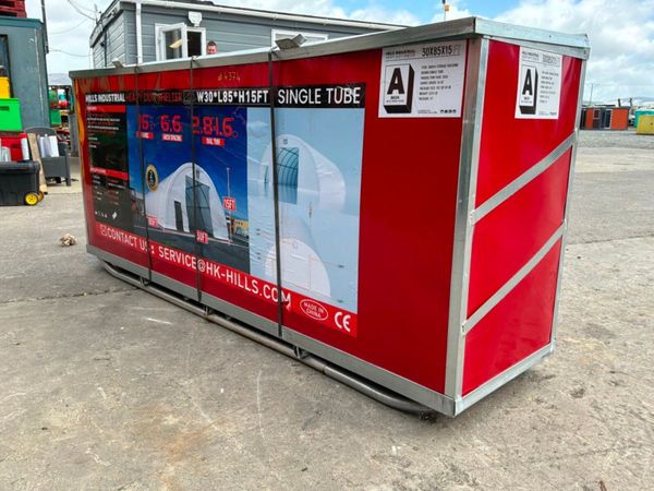 85ft x 30ft x 15ft HEAVY DUTY DOMED SHELTER....437 387350842