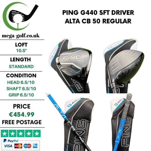 Ping G440 SFT Driver / 10.5° / Alta CB 50 Regular for sale in